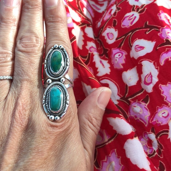 Jewelry - Reserved redmermaid_cove Sterling Silver Turquoise Ring Sz. 7